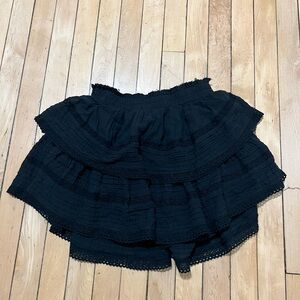 aerie Black Tiered Skirt